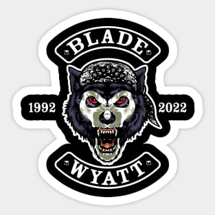 Blade Wyatt Memorial Sticker